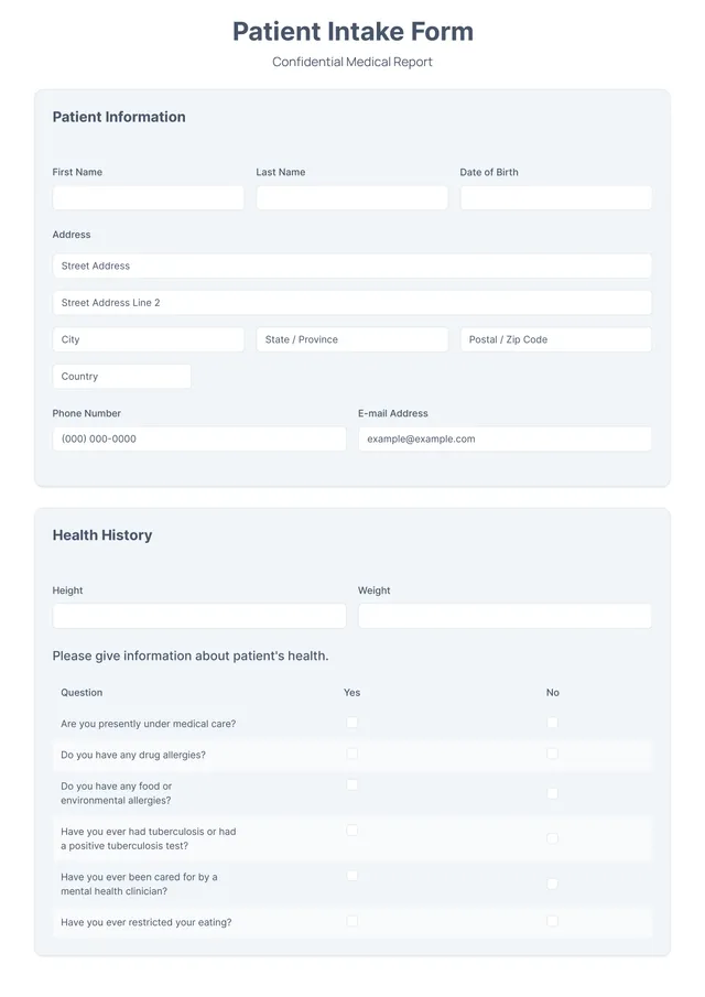 medical-report form