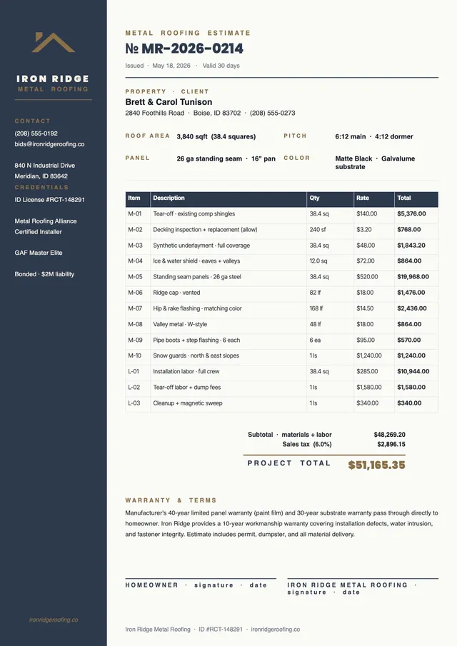 metal-roofing-estimate form