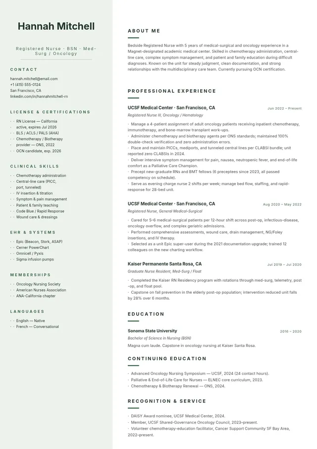 minimalist-nurse-resume form