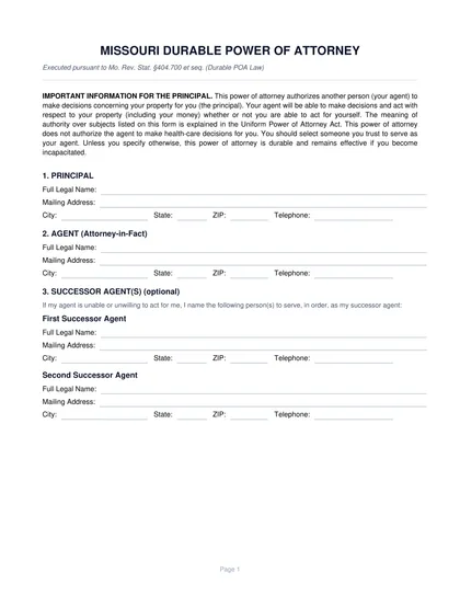 missouri-power-of-attorney form