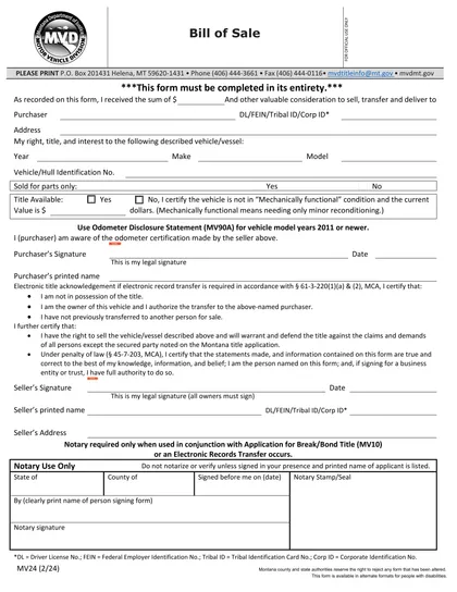 montana-bill-of-sale form