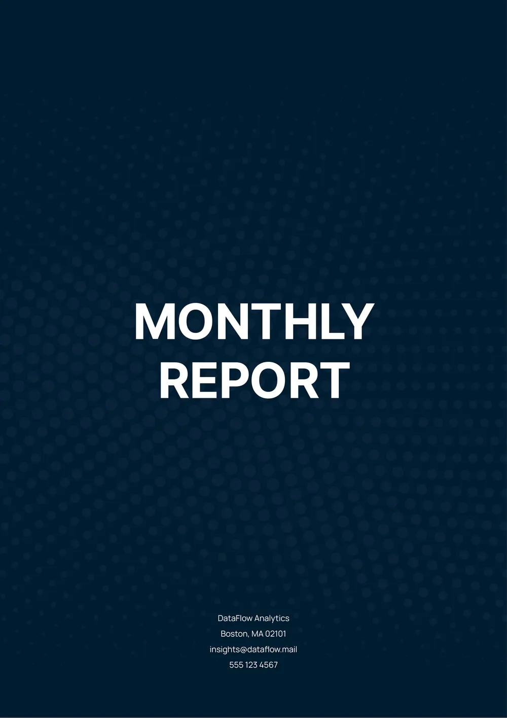monthly-report form