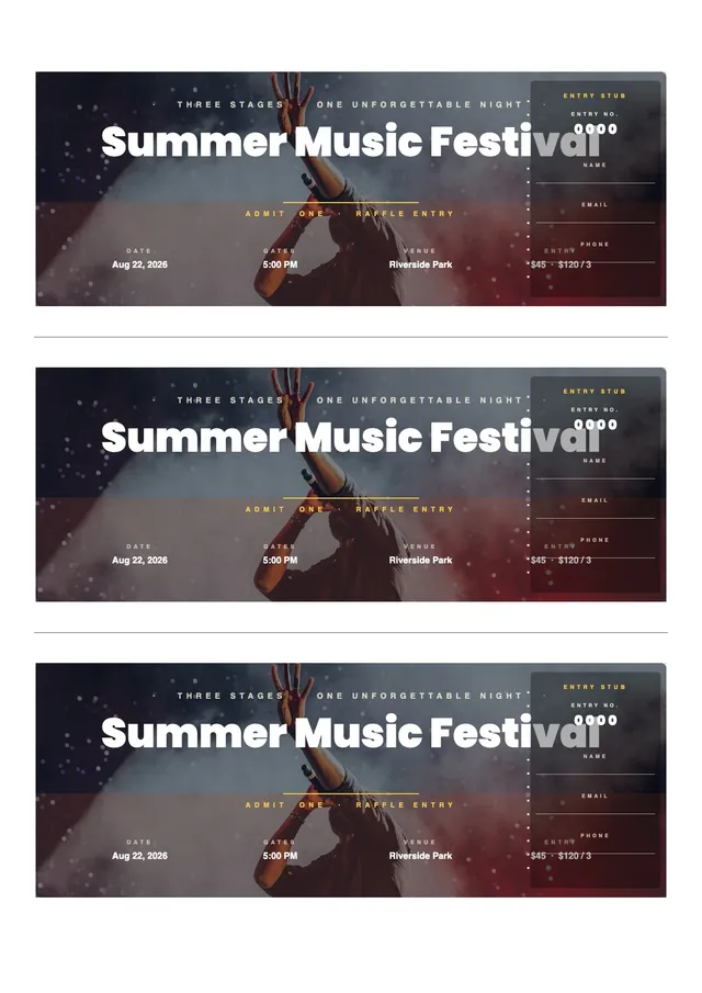 music-festival-raffle-ticket form