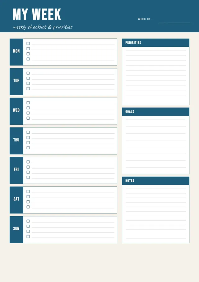 navy-weekly-calendar form