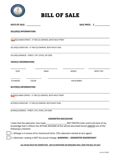 rhode-island-bill-of-sale form
