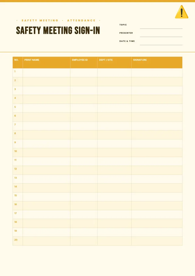 safety-meeting-sign-in-sheet form