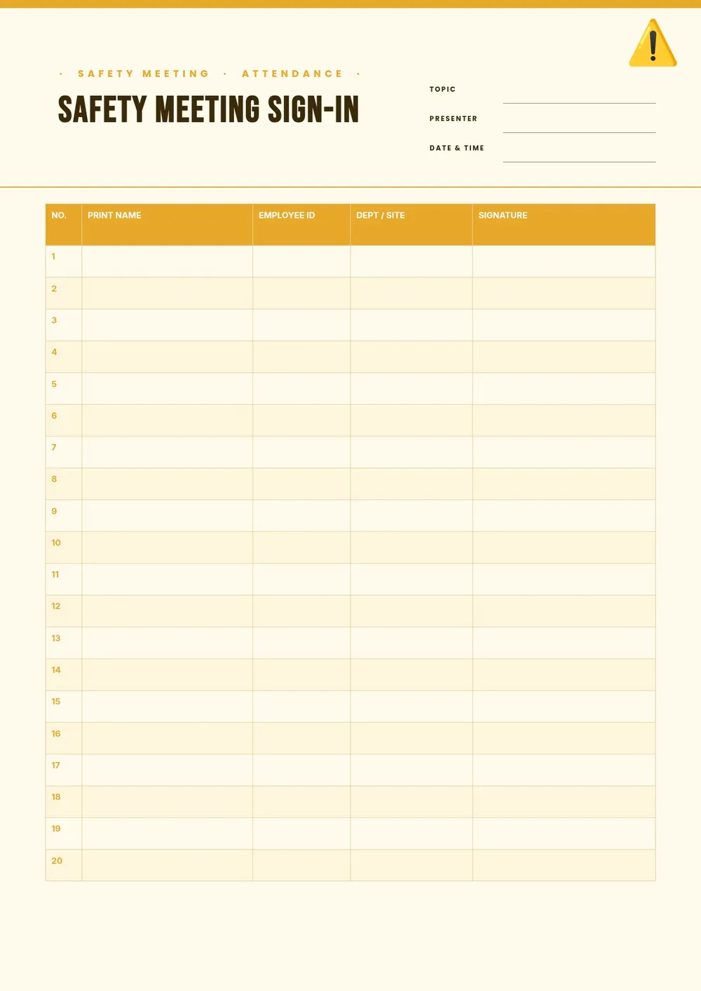 safety-meeting-sign-in-sheet form