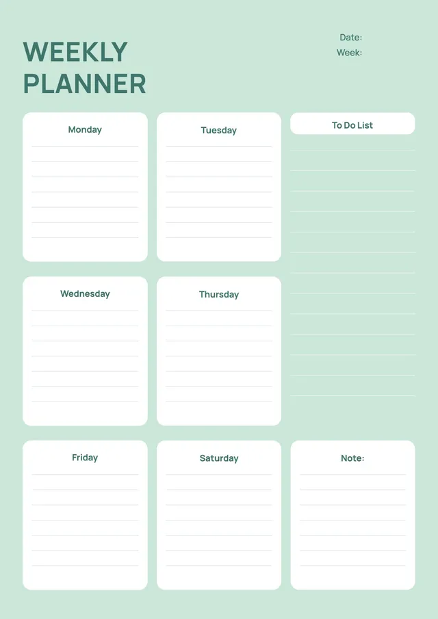 sage-weekly-planner form
