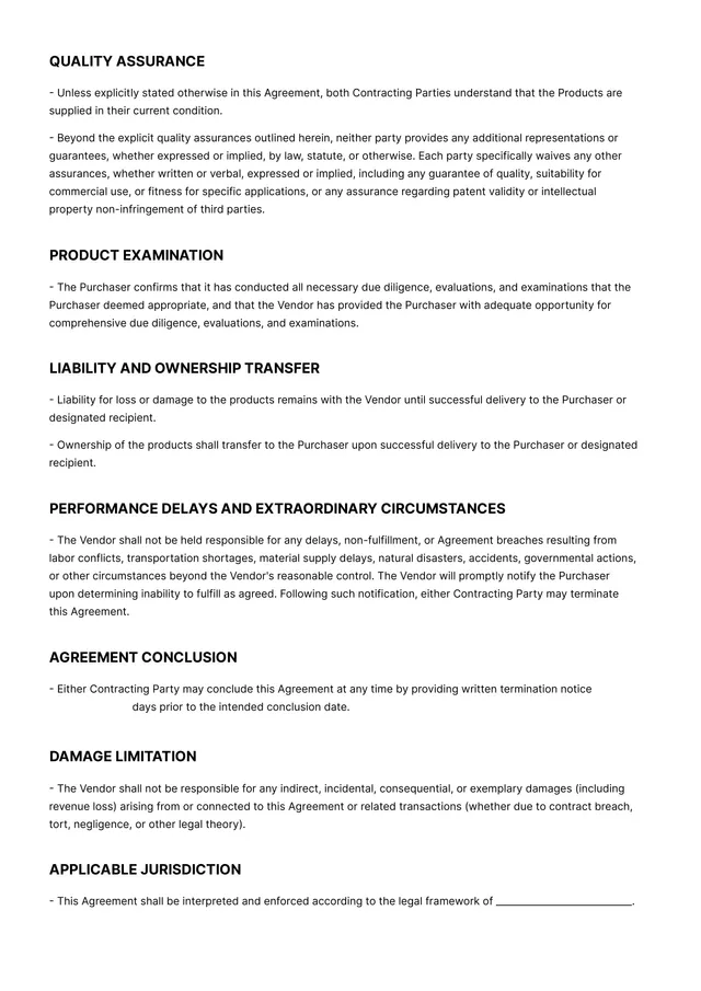 sale-contract form