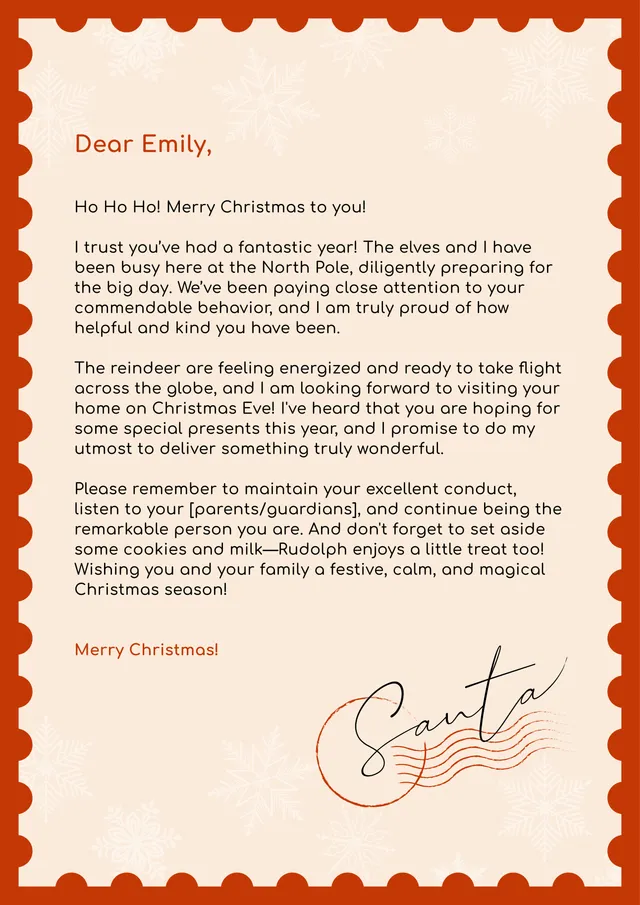 santa-letter form