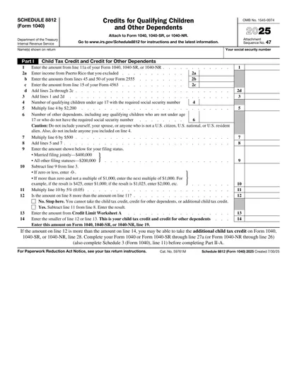 schedule-8812 form