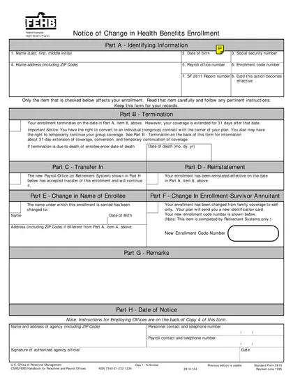 sf-2810 form