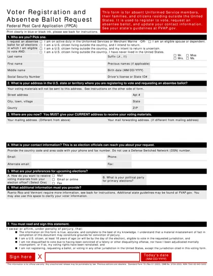 sf-76 form