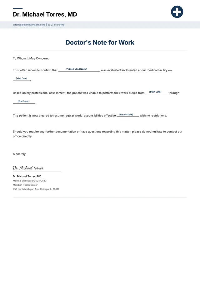 sick-leave-doctor-note form