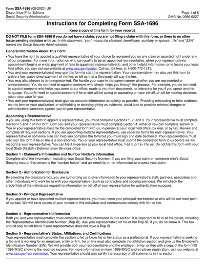 ssa-1696 form