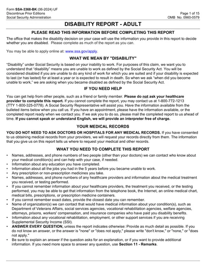 ssa-3368 form