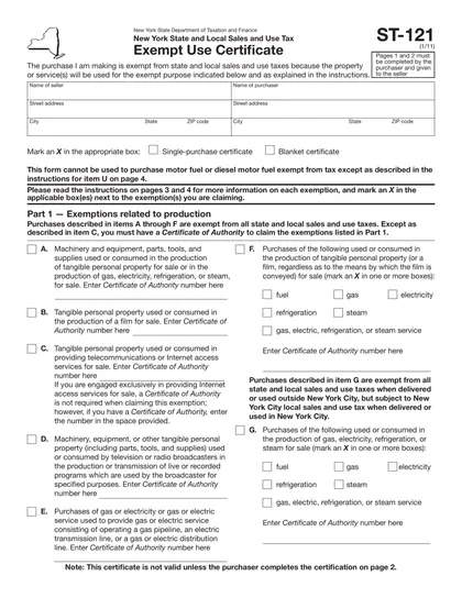 st-121 form
