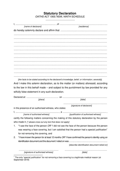 statutory-declaration-nsw form