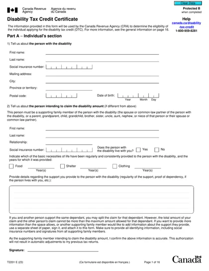 t2201 form