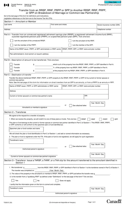 t2220 form