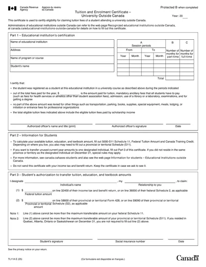 tl11a form