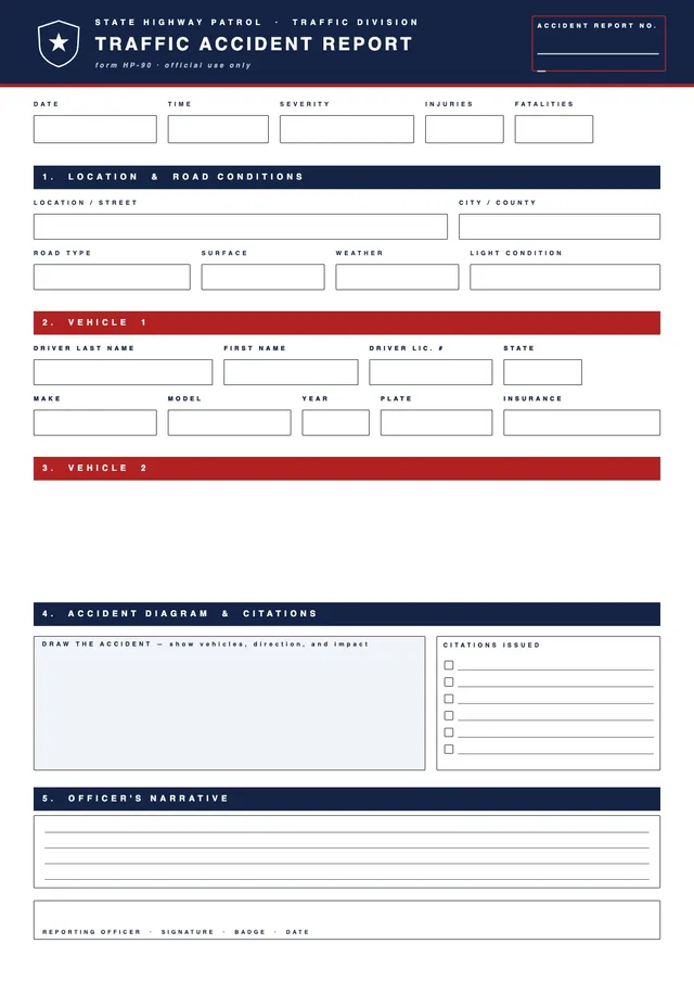 traffic-police-report form