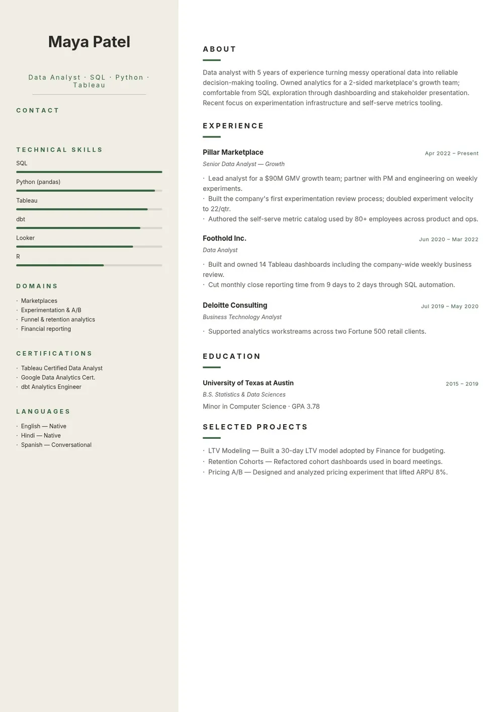 two-column-resume form