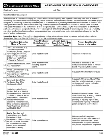 va-10-0539 form