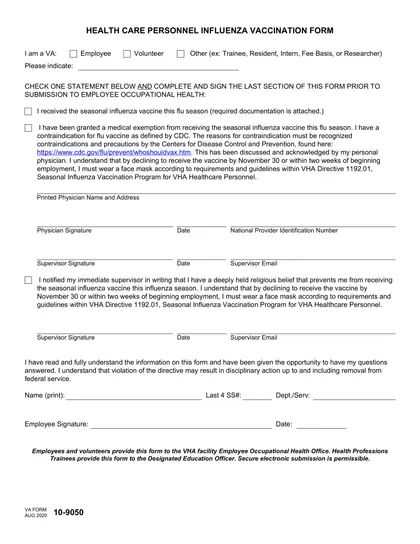 va-10-9050 form