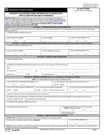 va-21-0779 form