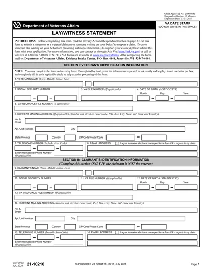 va-21-10210 form