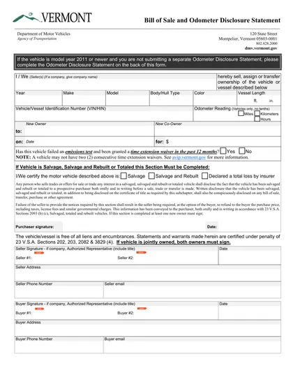 vermont-bill-of-sale form