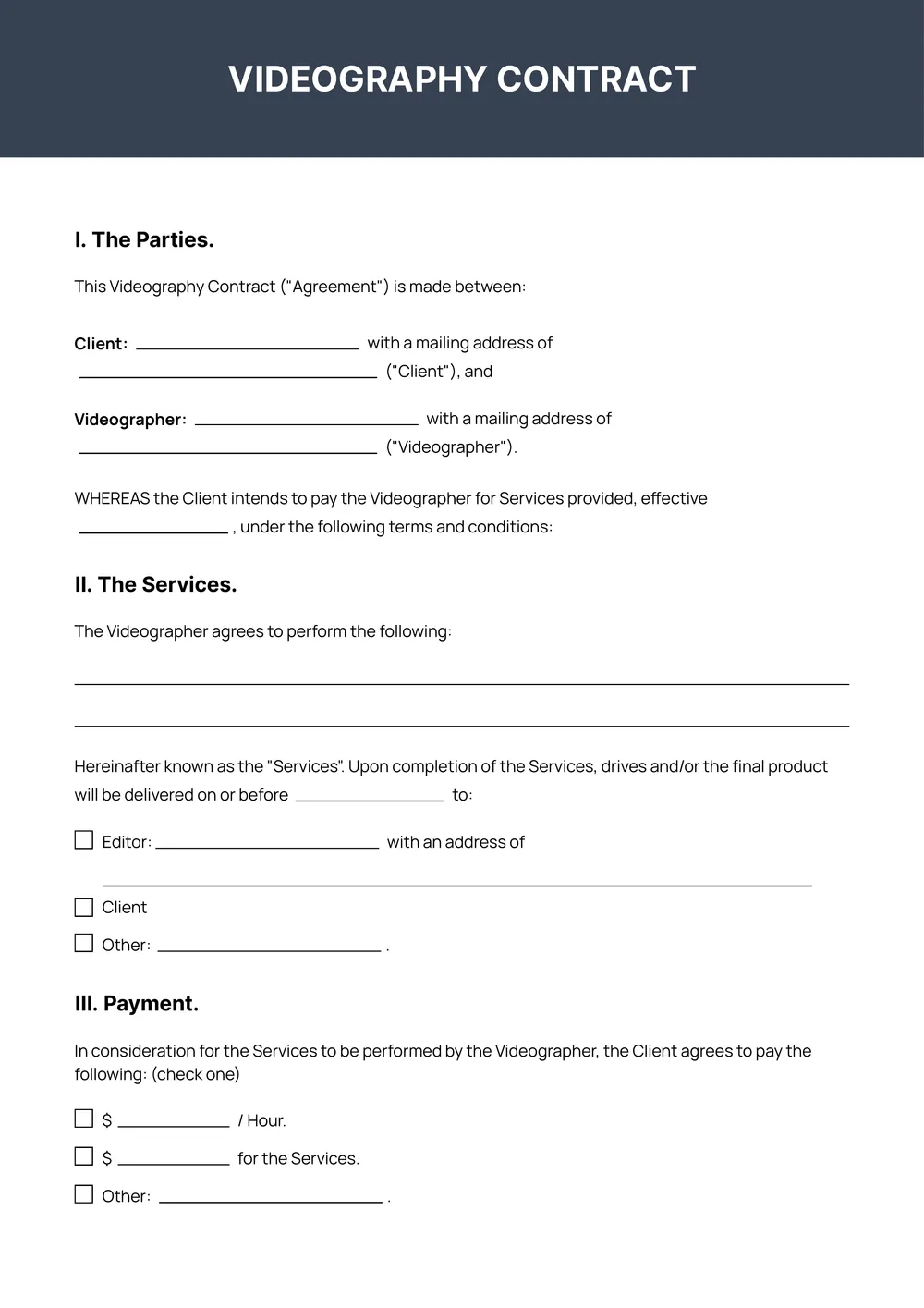 videography-contract form