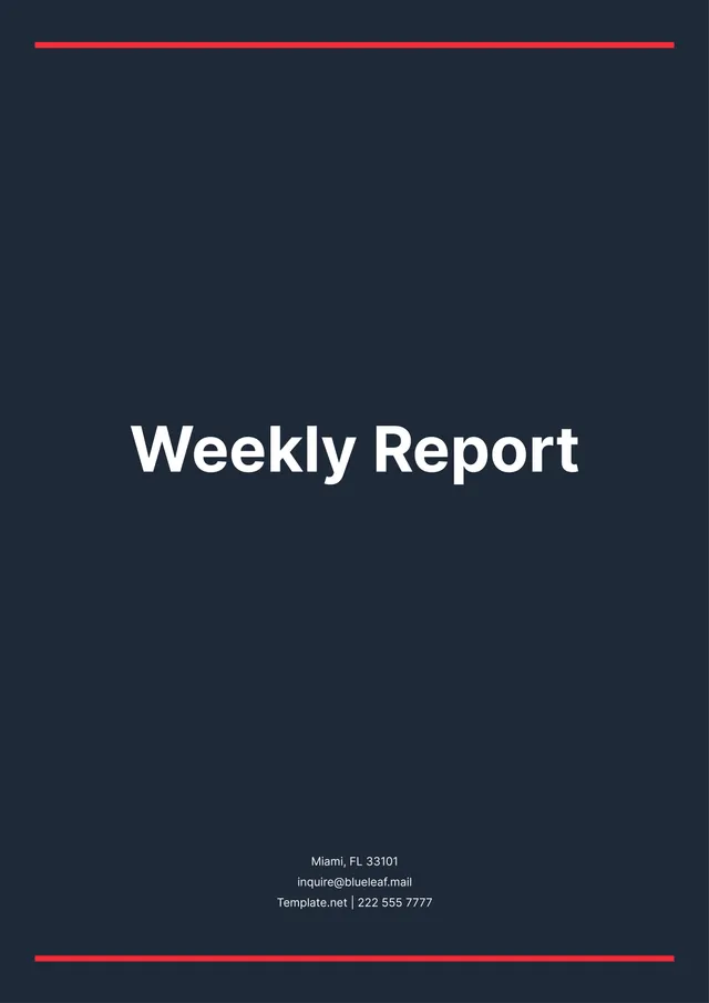 weekly-report form