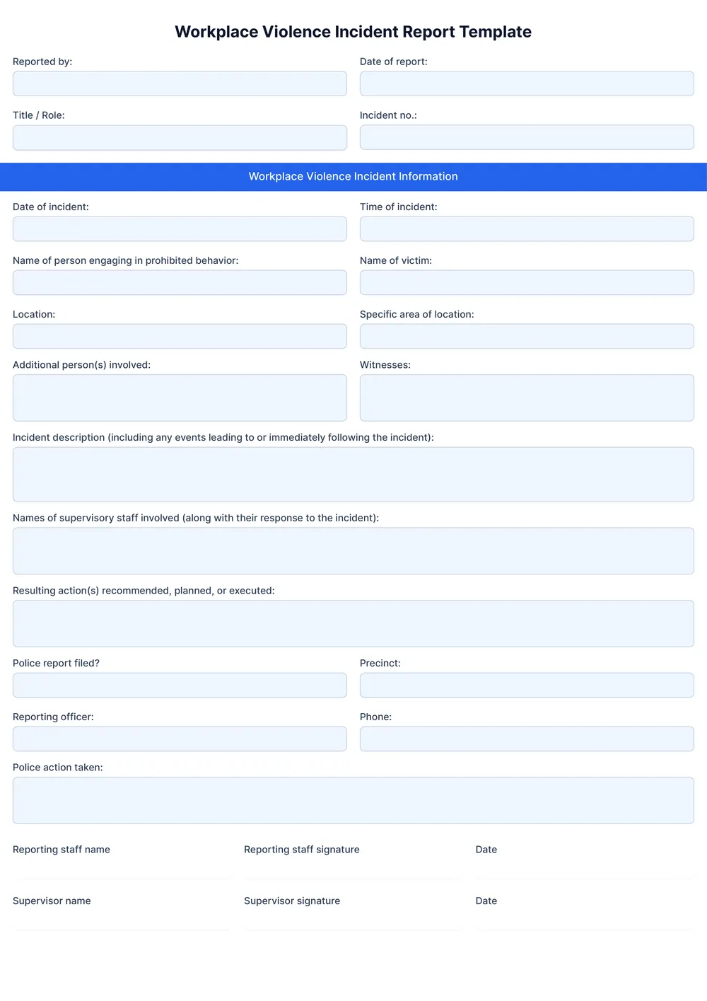 workplace-incident-report form