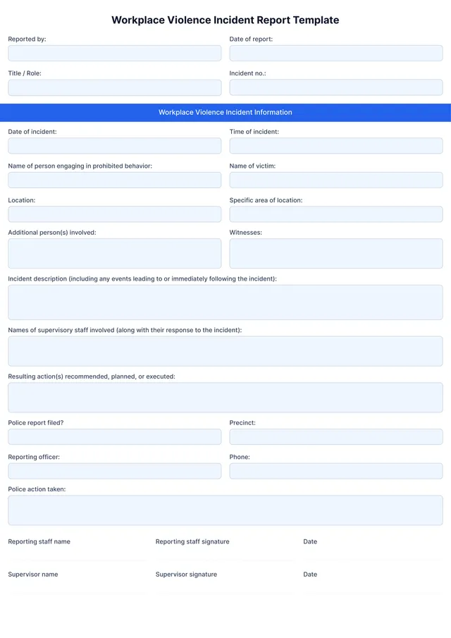 workplace-incident-report form