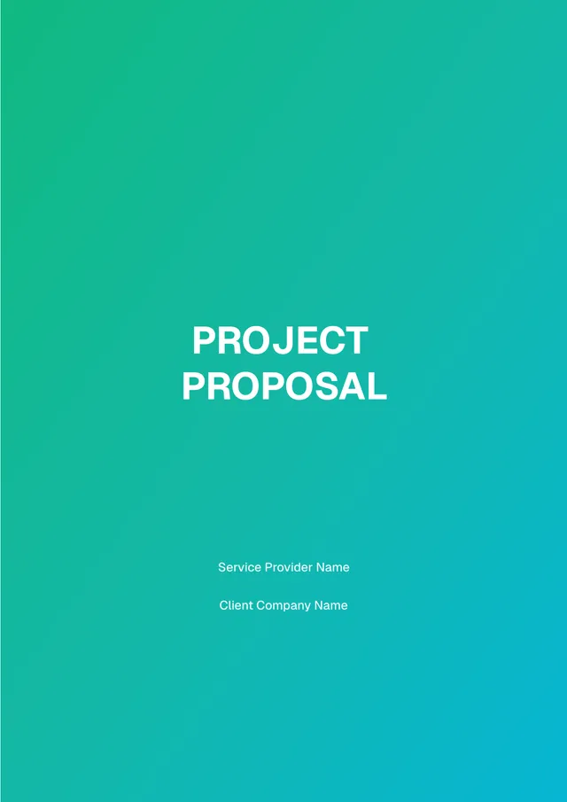 Bid Proposal Template