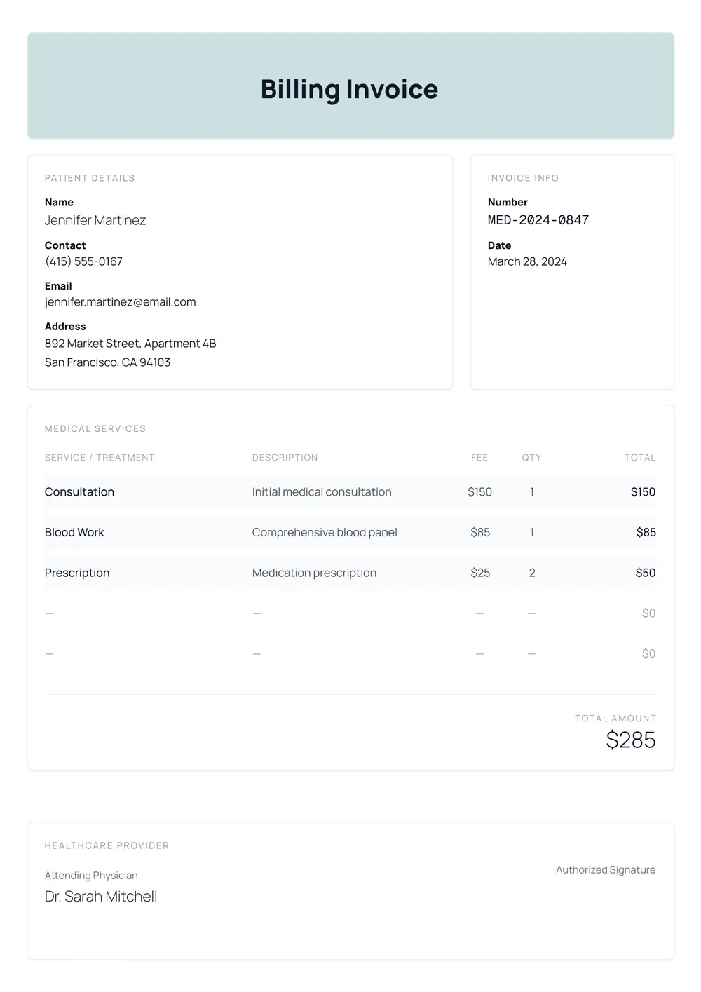 billing-invoice form