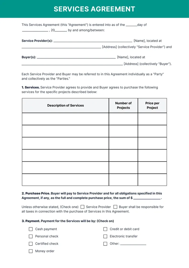 Business Contract Template
