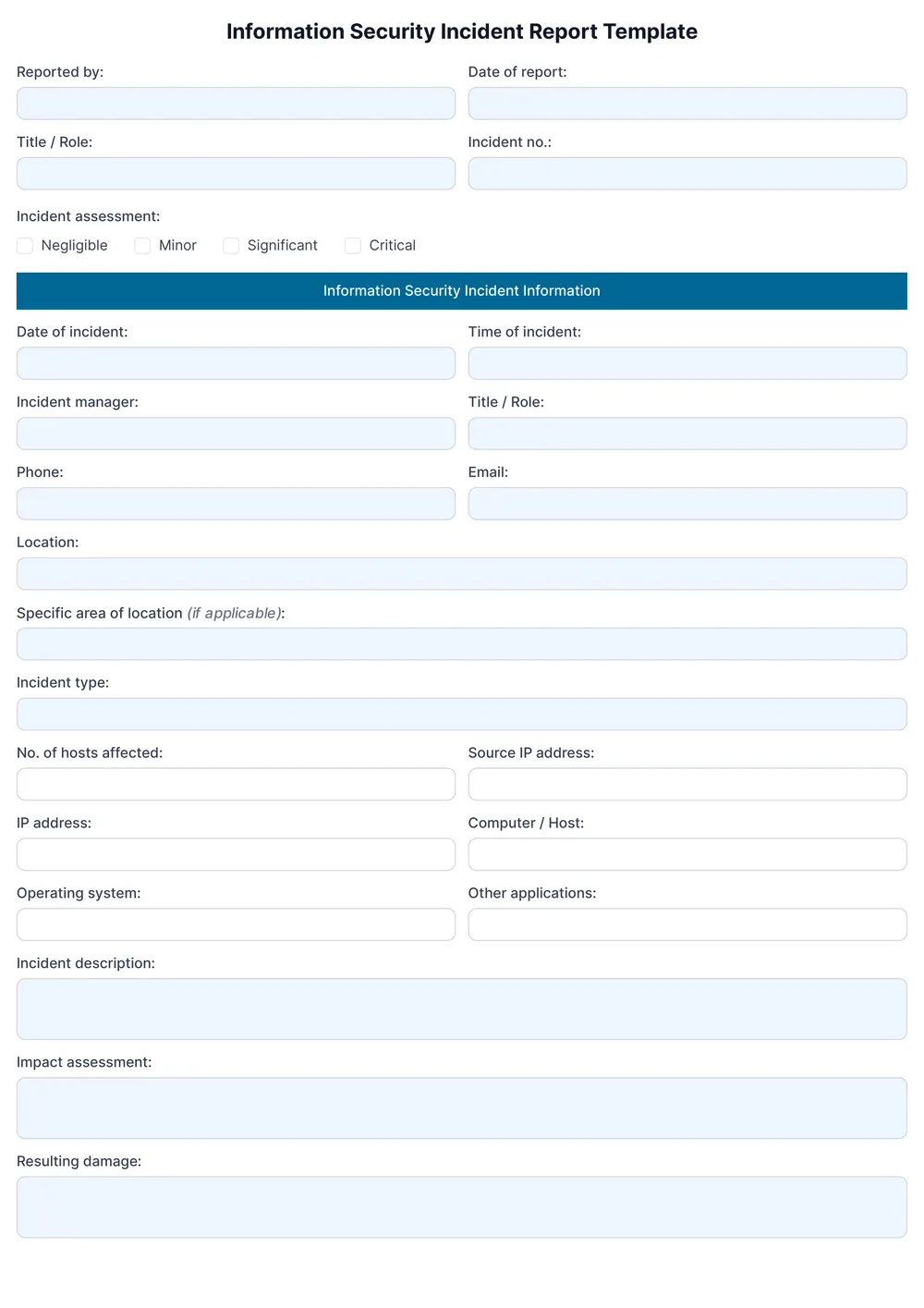 construction-incident-report form