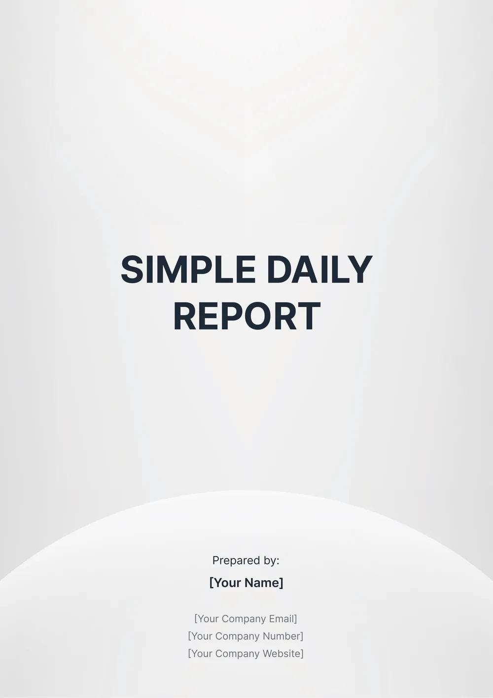daily-report form