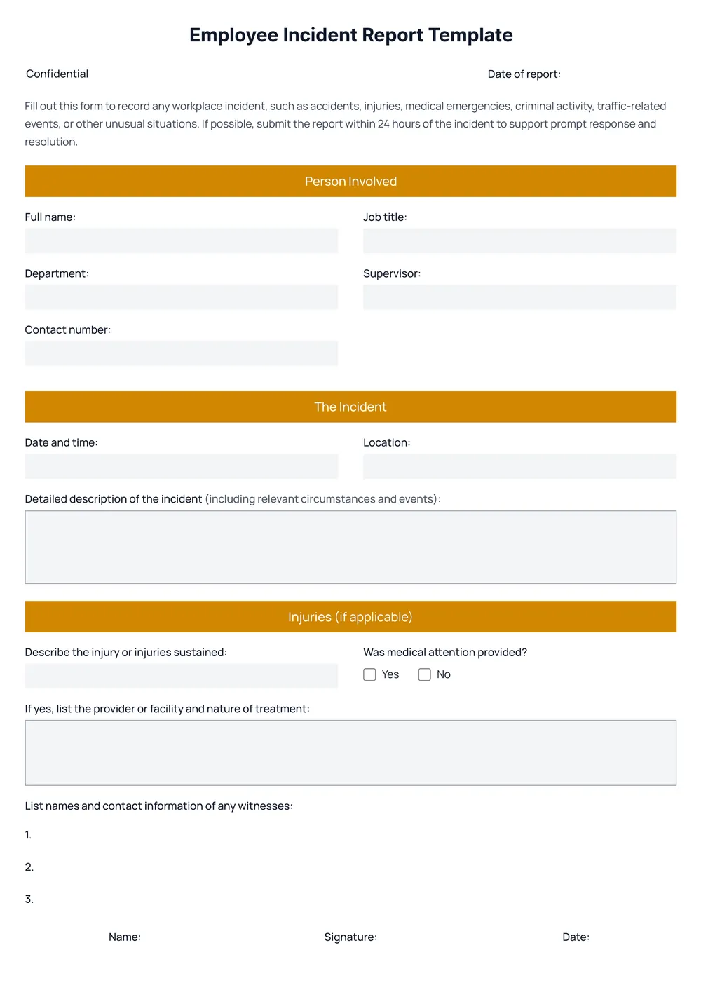 employee-incident-report form