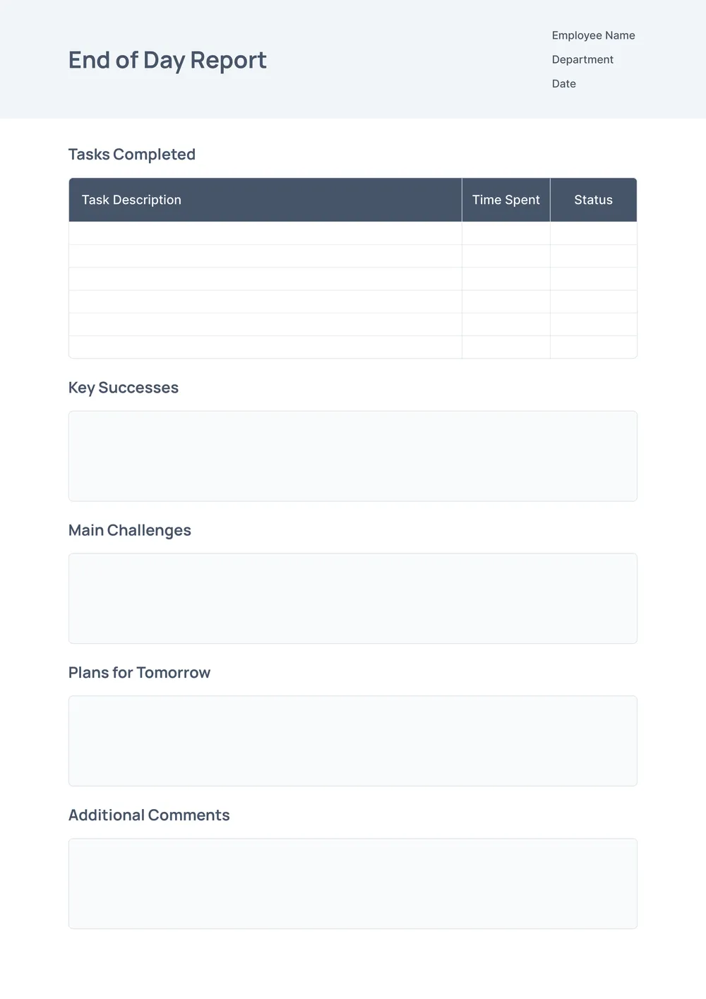 end-of-day-report form