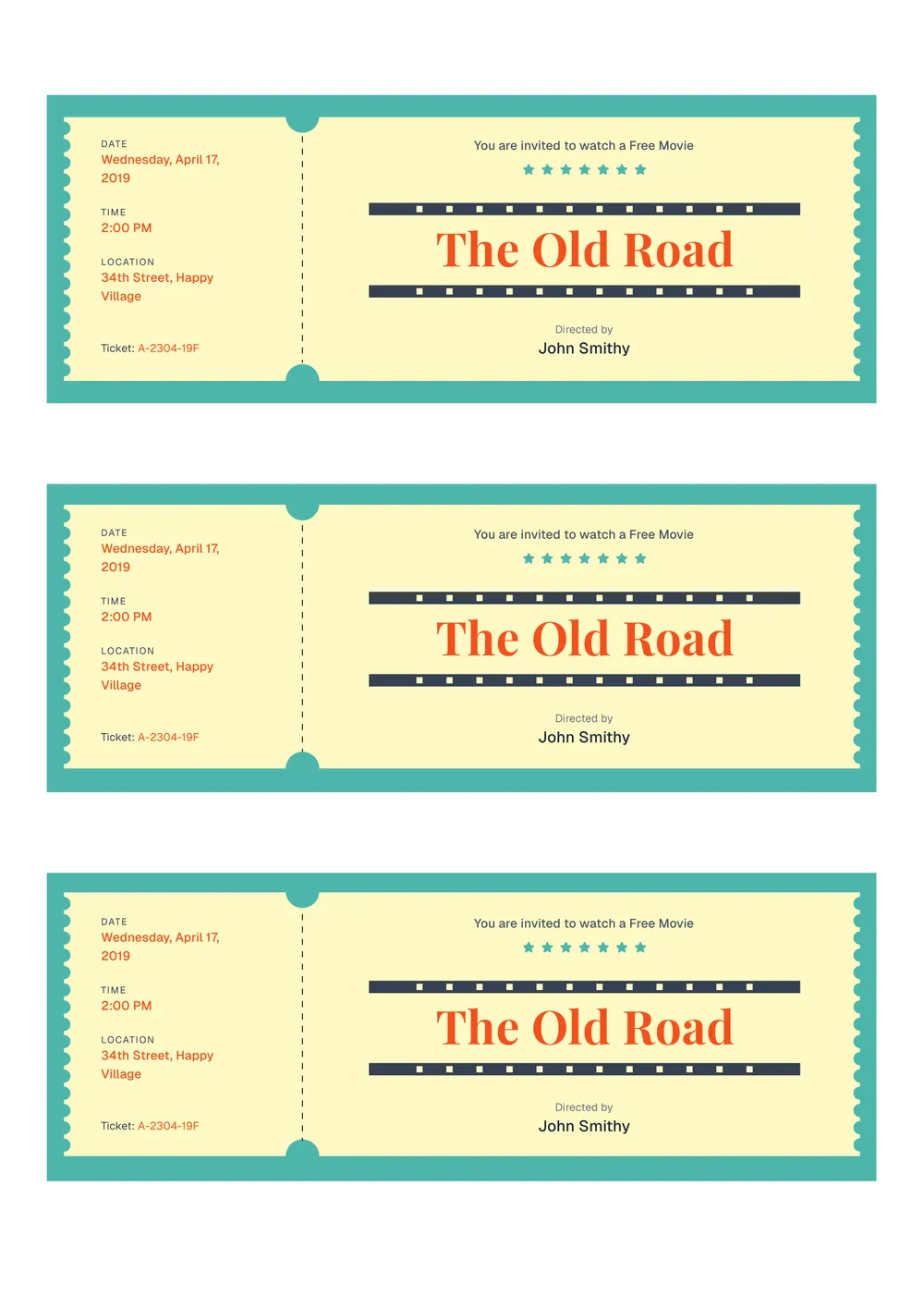 free-movie-ticket form