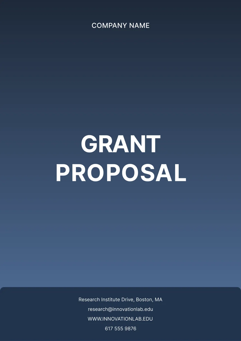 grant-proposal form
