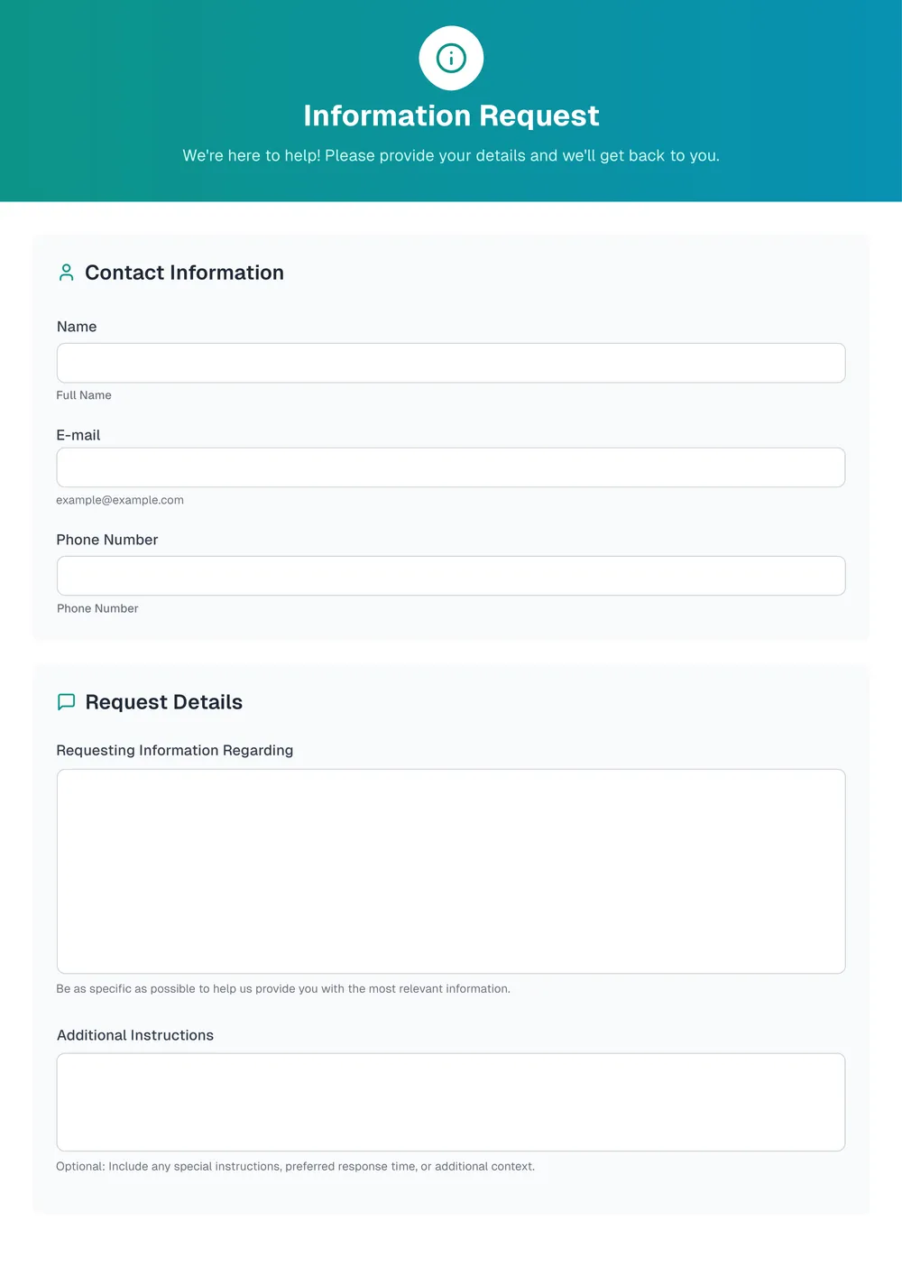 information-request-form form