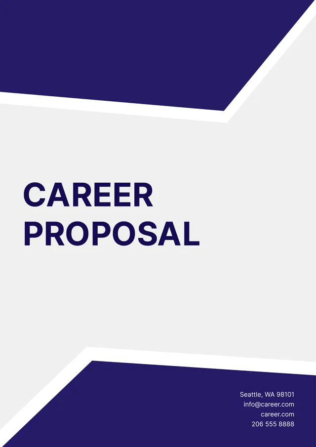 Job Proposal Template