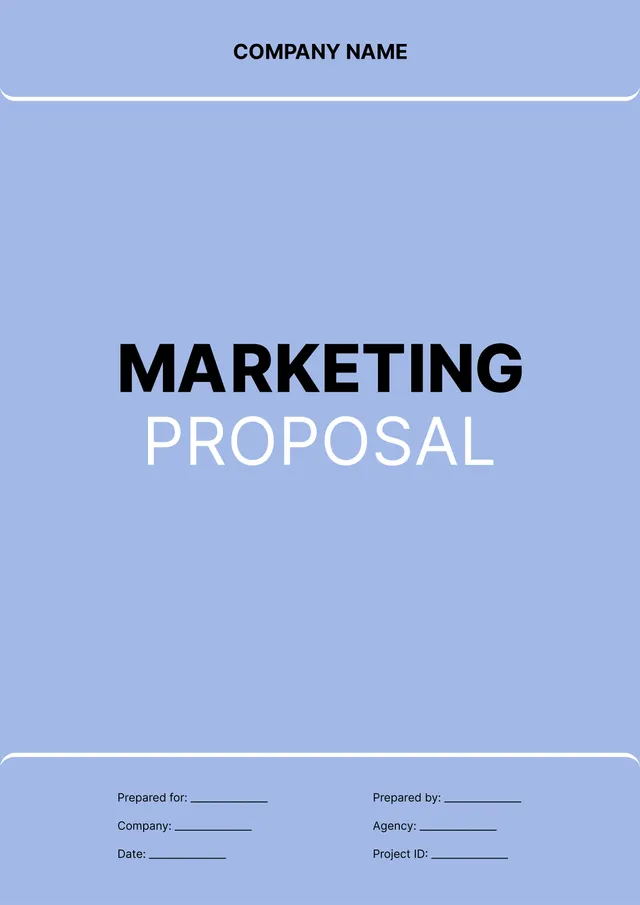 Marketing Proposal Template