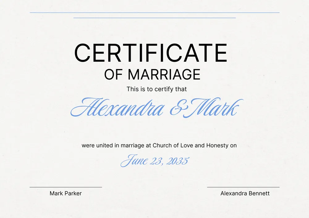 marriage-certificate form