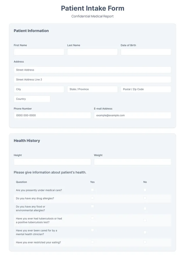 Medical Report Template